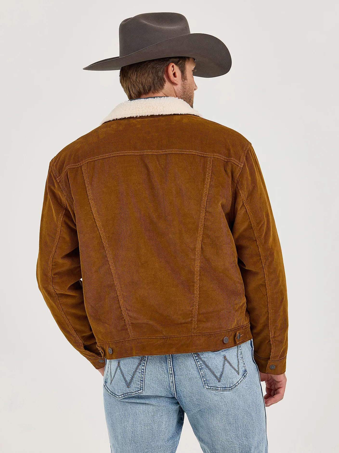 Wrangler Cowboy Cut Sherpa Lined Corduroy Jacket