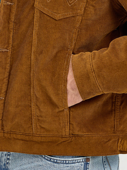 Wrangler Cowboy Cut Sherpa Lined Corduroy Jacket