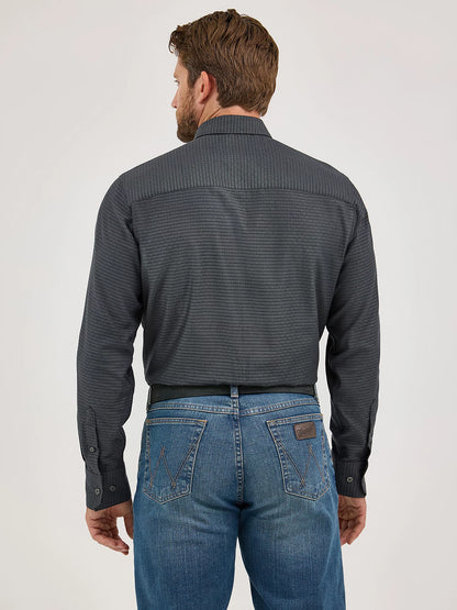 Wrangler Cody Johnson Black Shadow Button Down Shirt