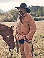 Men's Western Lined Canvas Barn Coat