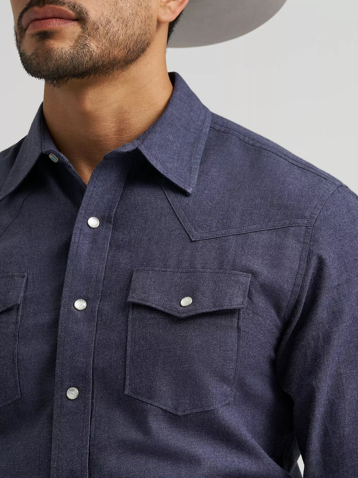 Wrangler Men's Cody Johnson Two Pocket Western Snap Shirt