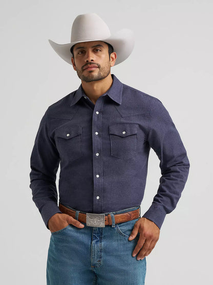 Wrangler Men's Cody Johnson Two Pocket Western Snap Shirt