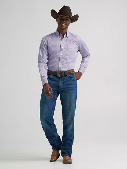 Wrangler Men's Cody Johnson One Pocket Button Down Shirt