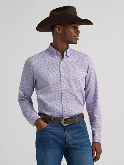 Wrangler Men's Cody Johnson One Pocket Button Down Shirt