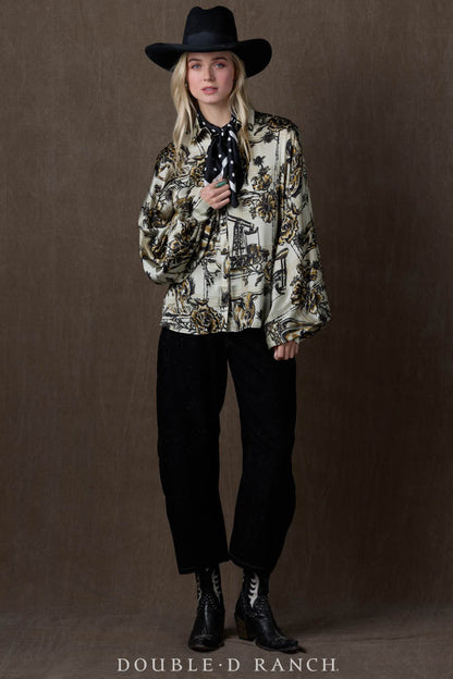 Double D Ranch Petro Plaid Blouse