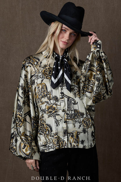Double D Ranch Petro Plaid Blouse