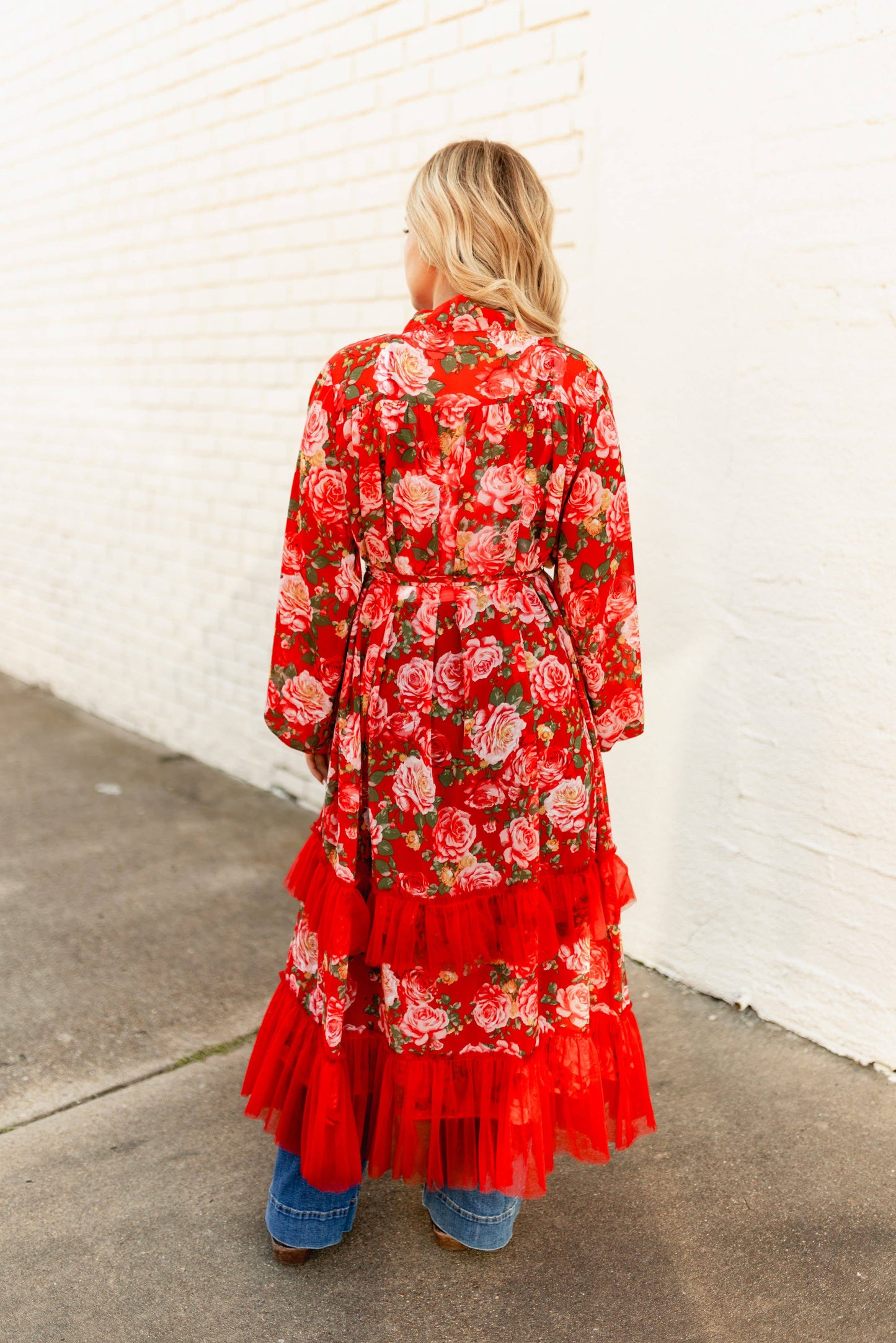 Red Rose Kimono