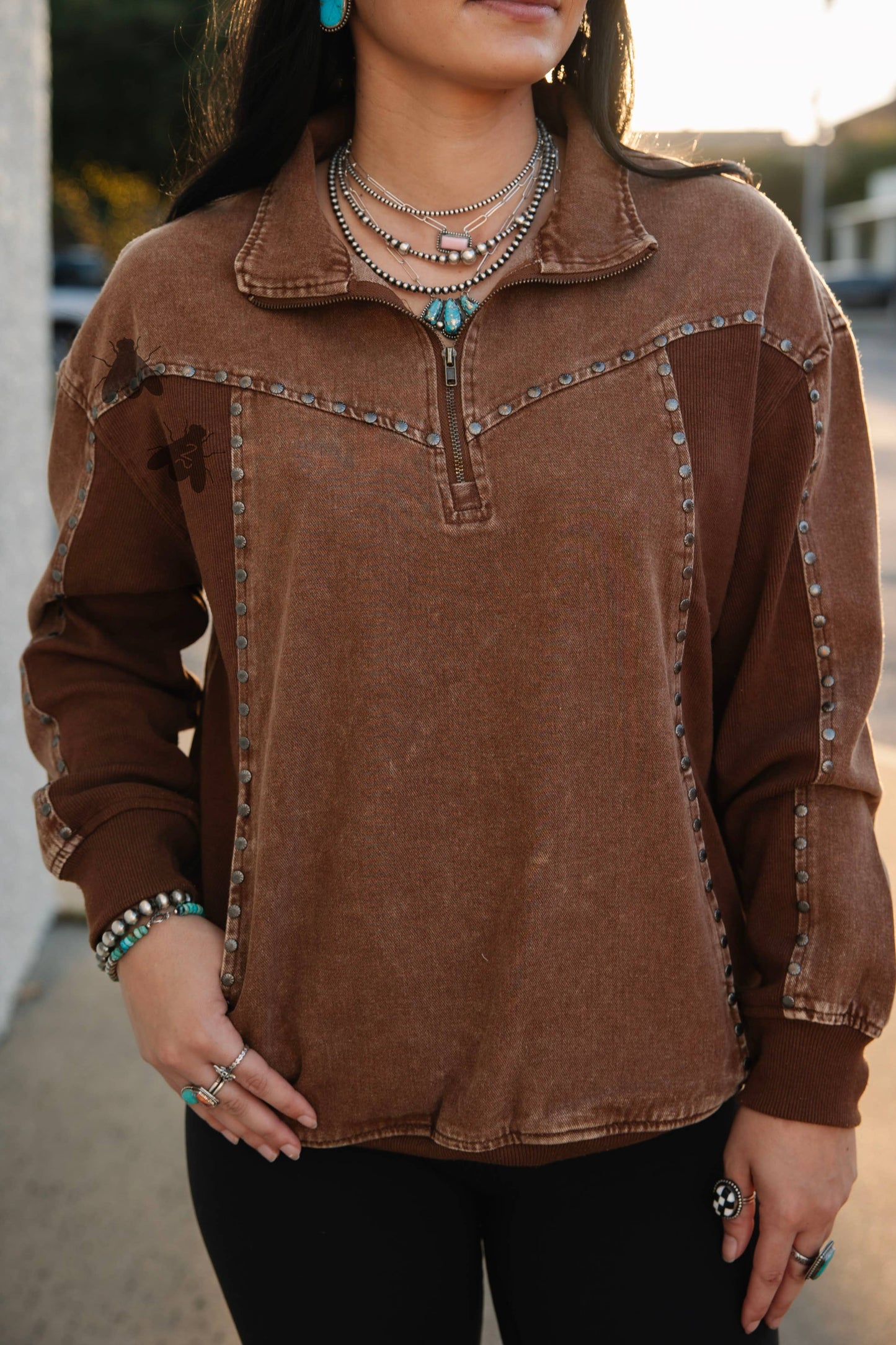 Silver Creek Chocolate Quarter Zip