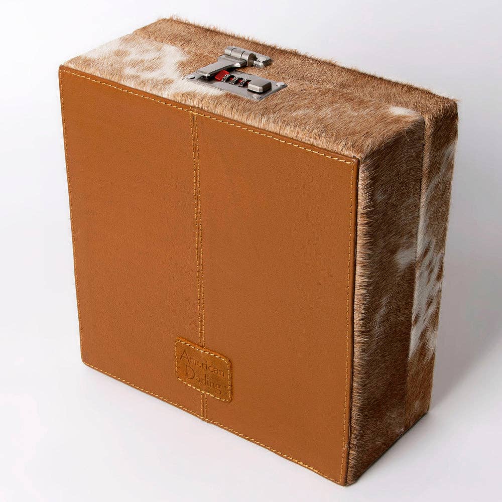 Cowhide Jewelry Case
