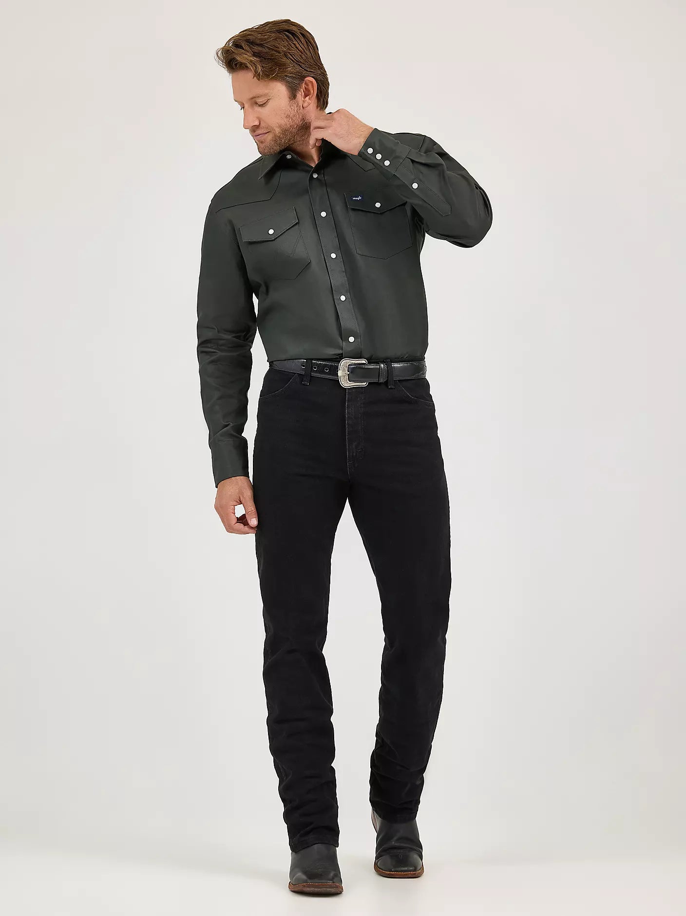 Wrangler Shadow Black Cowboy Cut Original Fit Jean