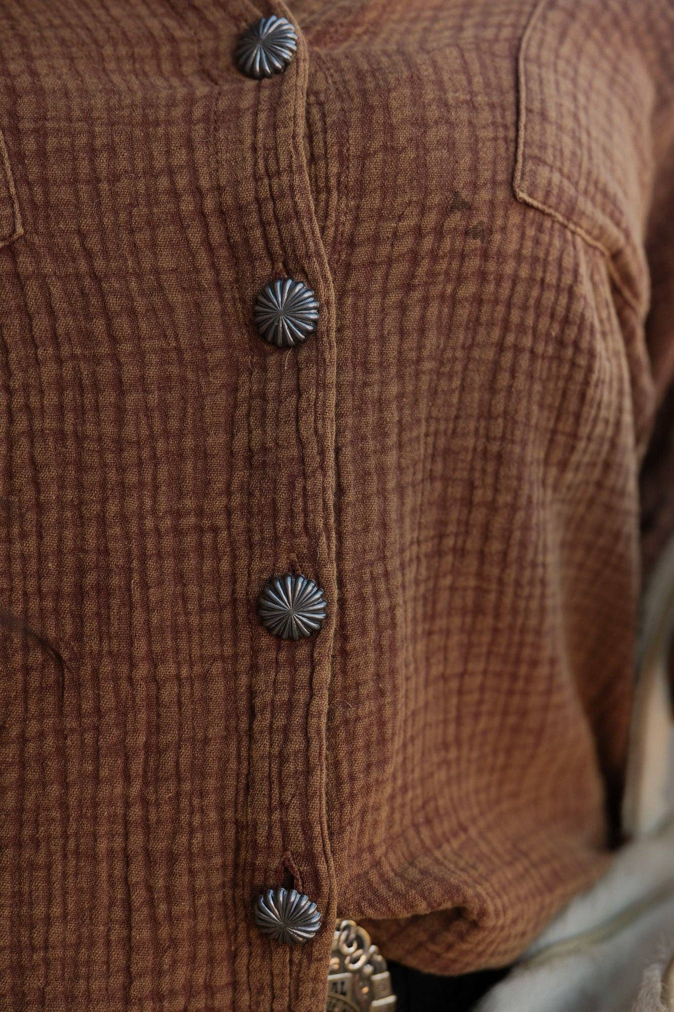 2 Fly Co Acres Button Up Top
