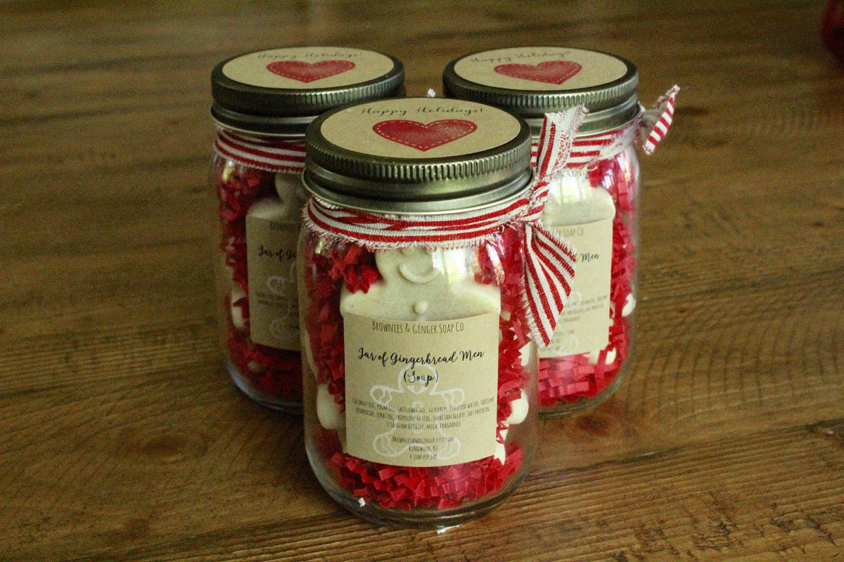Jar of Gingerbread Soap