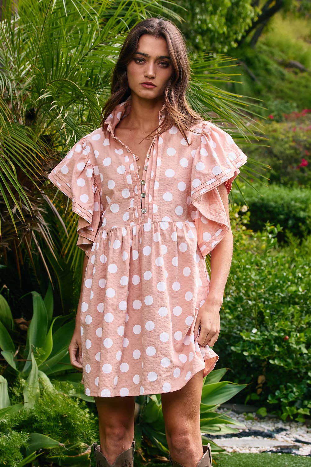 Polka Dot Mini Dress
