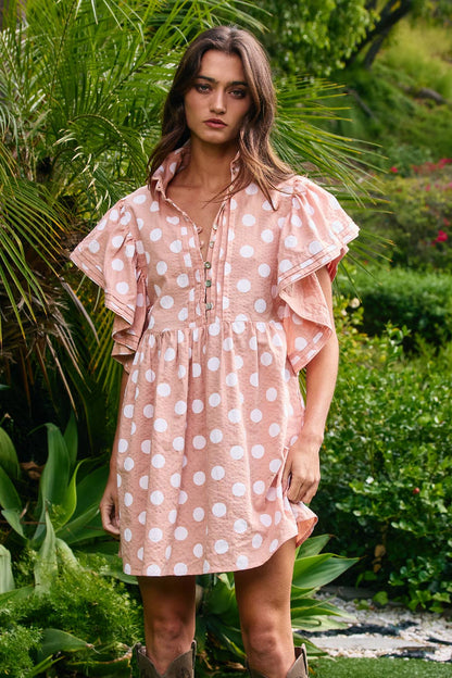 Polka Dot Mini Dress