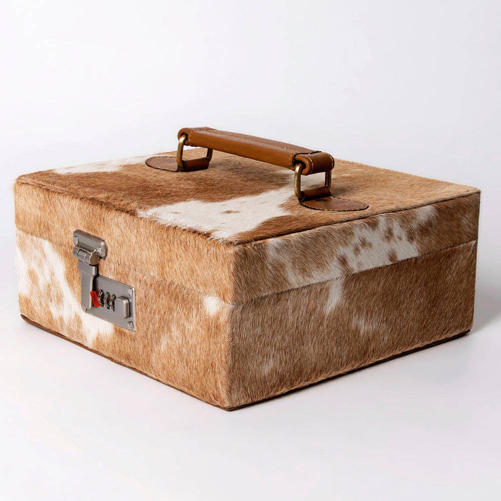 Cowhide Jewelry Case