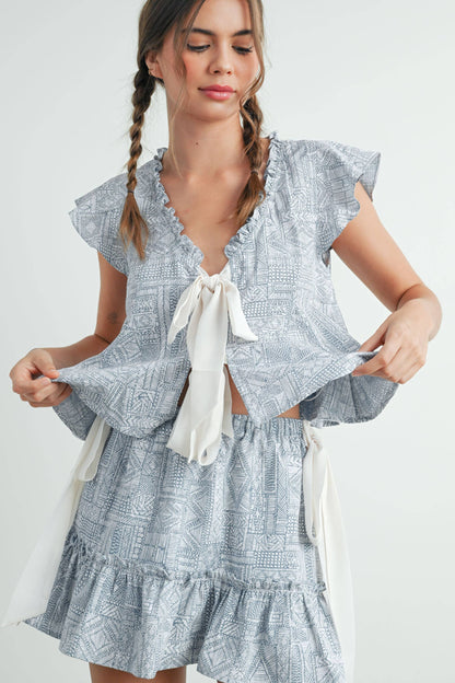 Boho Ruffled Set