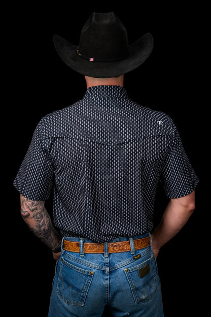 Ferrell The Cash Short Sleeve Pearl Snap Shirt