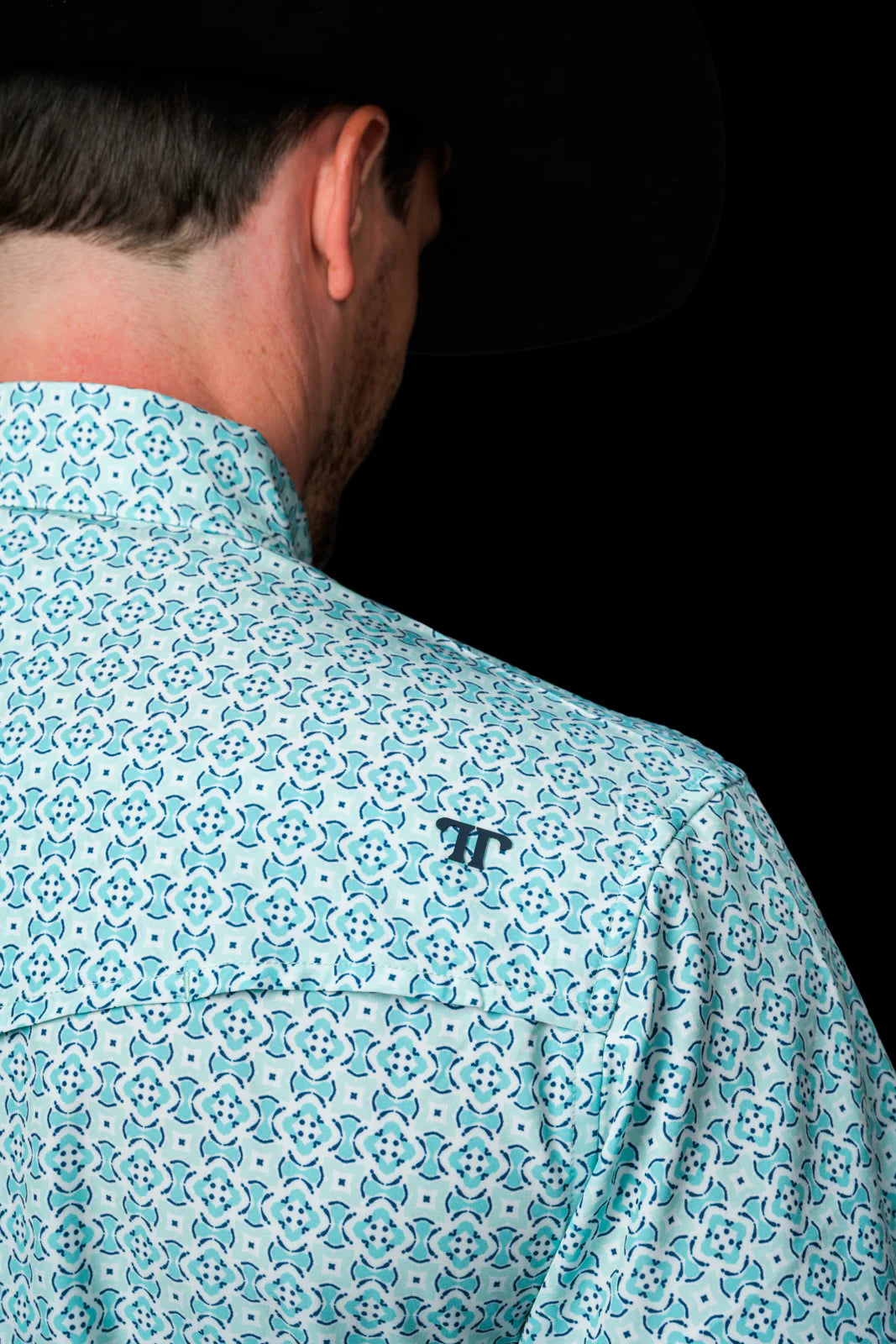 Ferrell The Carson - Grey Green Short Sleeve Pearl Snap Shirt
