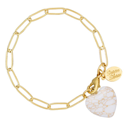 Susan Shaw Audrey Heart Bracelet