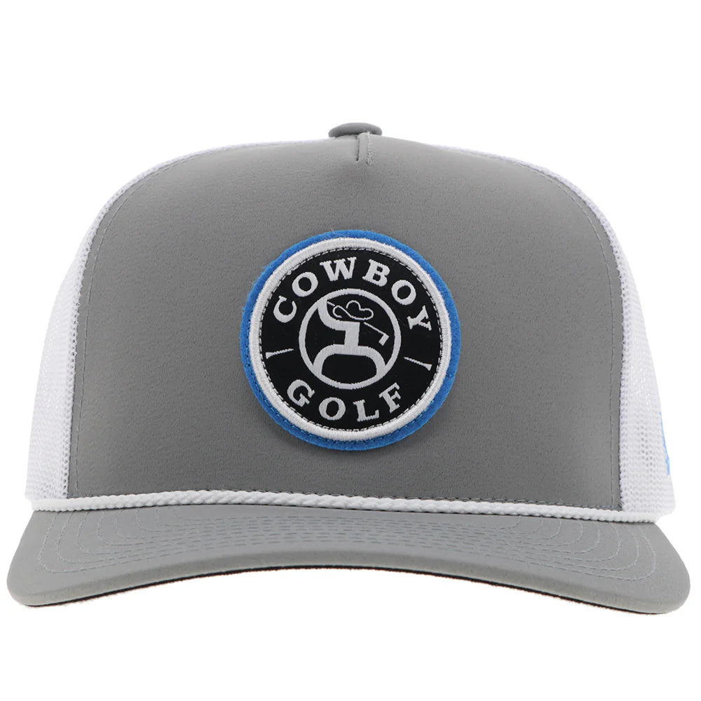 Hooey  "Cowboy Golf" Grey & White Hat