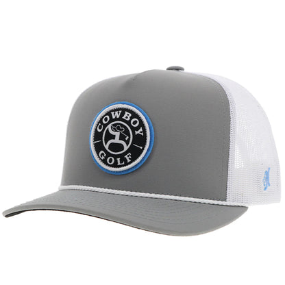 Hooey  "Cowboy Golf" Grey & White Hat