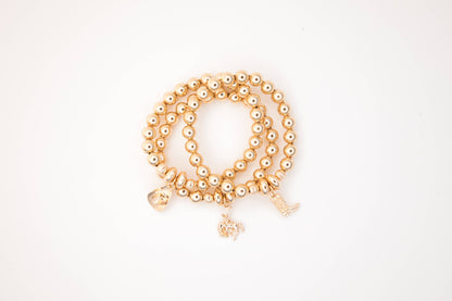 West & Co. 3pc Bracelet Set w/ Charms