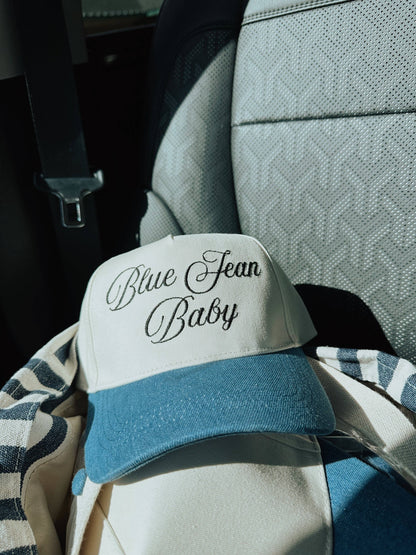 Blue Jean Baby Embroidered Trucker Hat