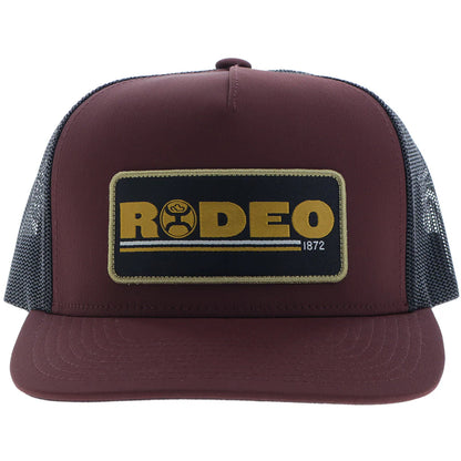 Hooey "Rodeo" Maroon & Black Hat