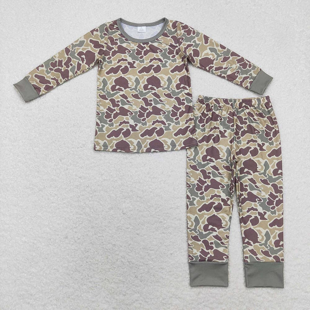 Boys Camo Bamboo Pajamas
