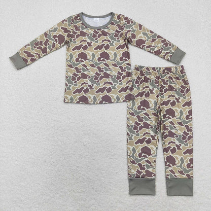Boys Camo Bamboo Pajamas