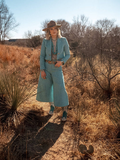 Silverado Apparel Goldie Bolero - Hockney Blue