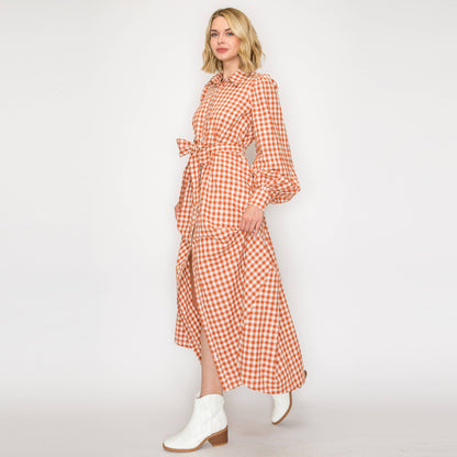Daydream Gingham Maxi Dress