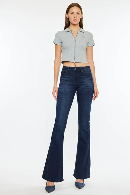 KanCan Trisha Mid Rise Flare Jeans
