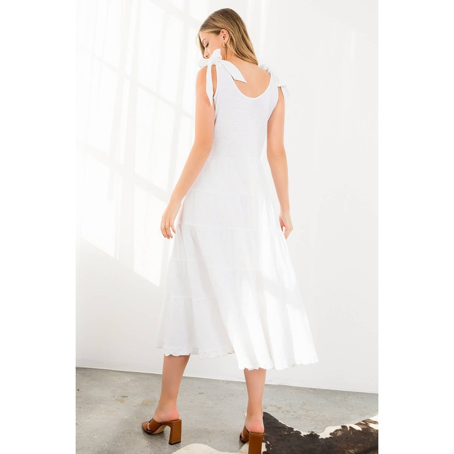 Tie Straps Maxi Dress