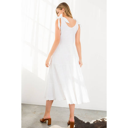 Tie Straps Maxi Dress
