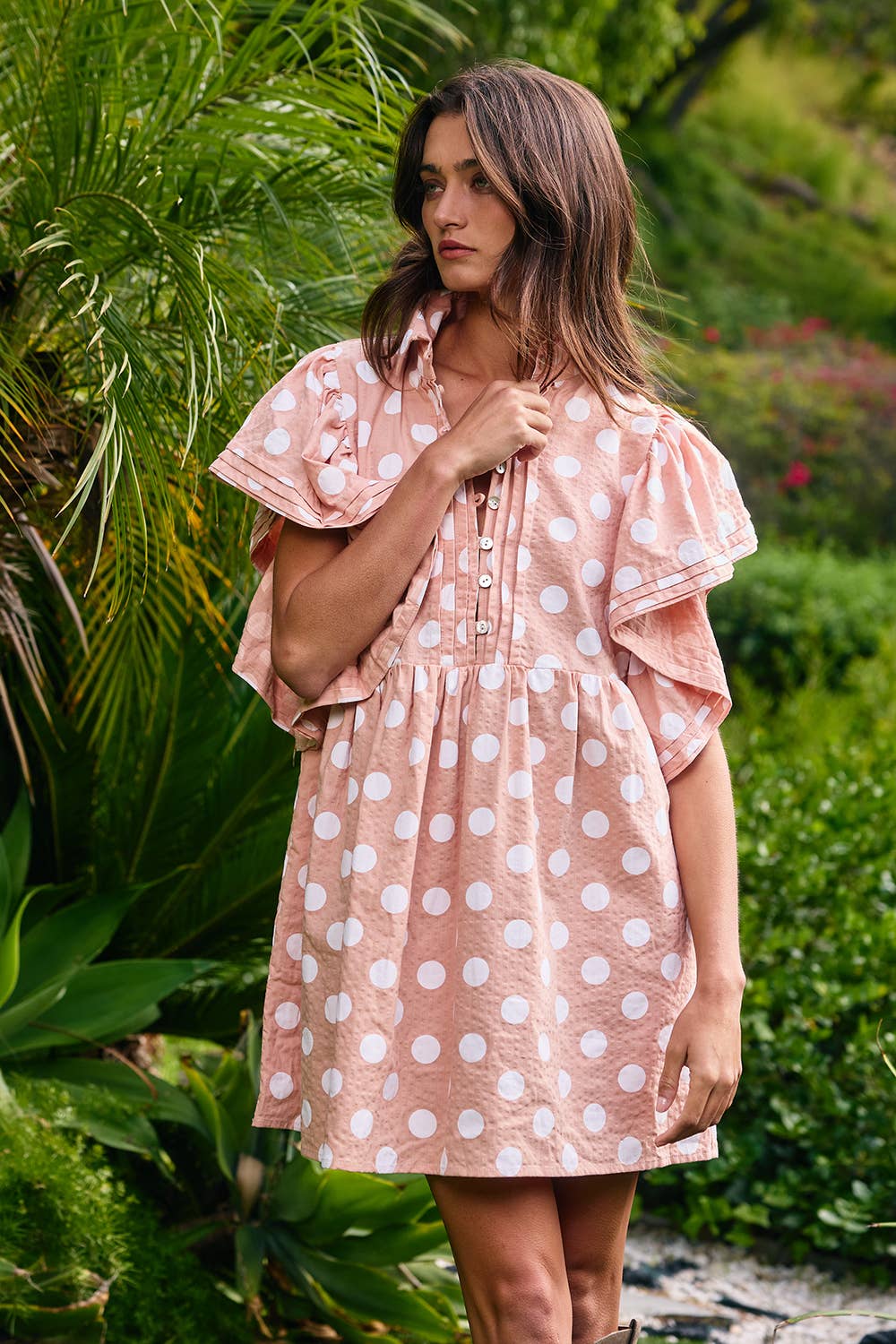 Polka Dot Mini Dress