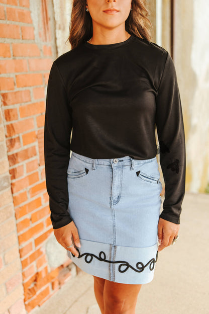Howdy Hemline Skirt