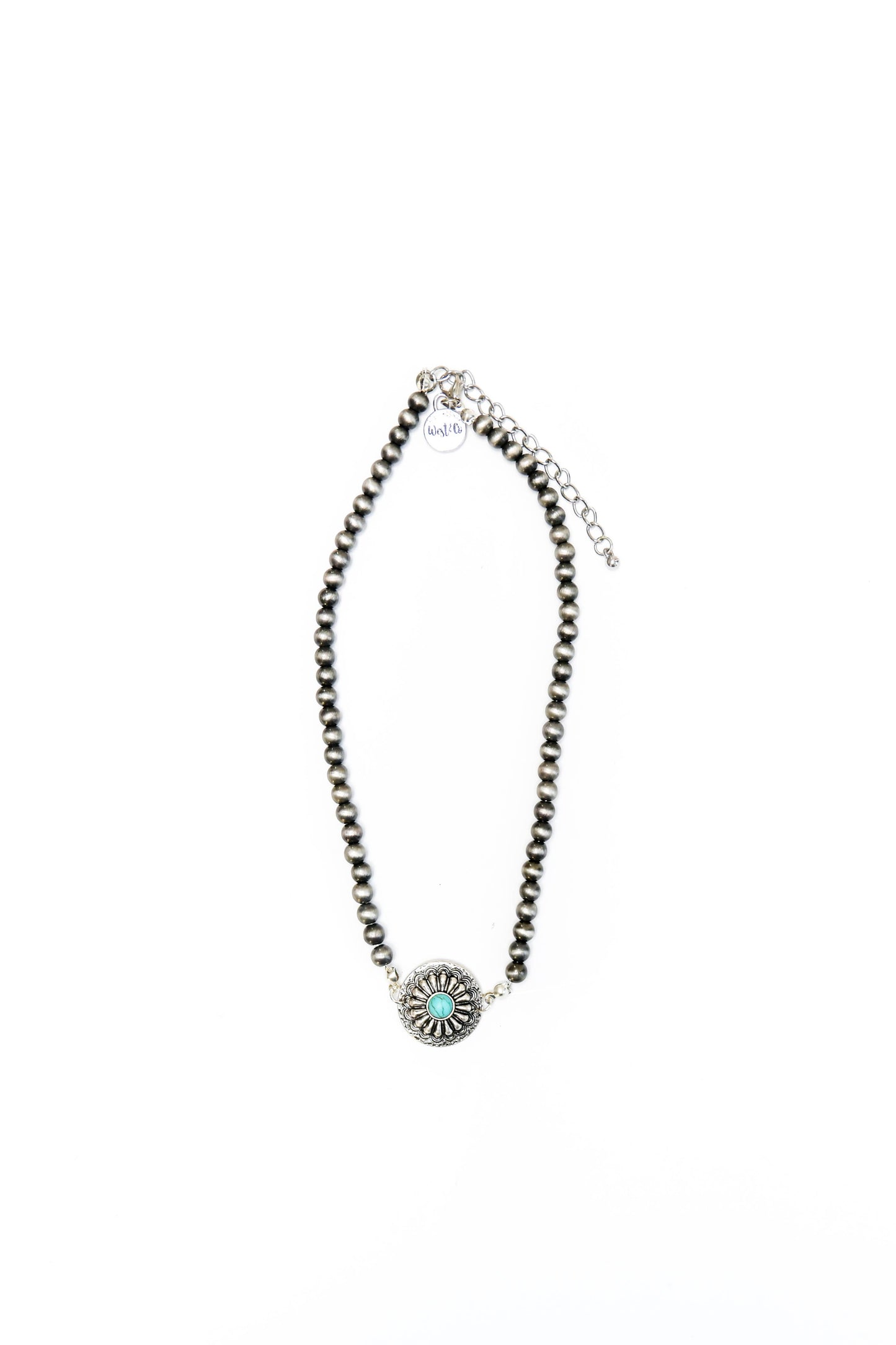 West & Co. Faux Navajo Pearl Choker Necklace