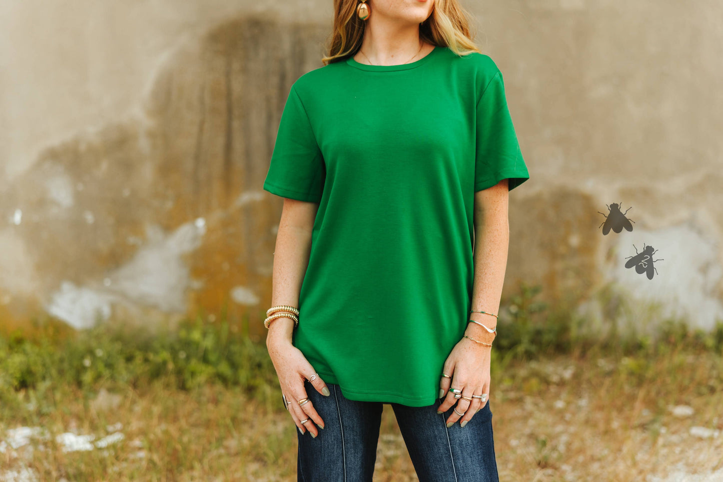 Kelly Green Cloud Tee