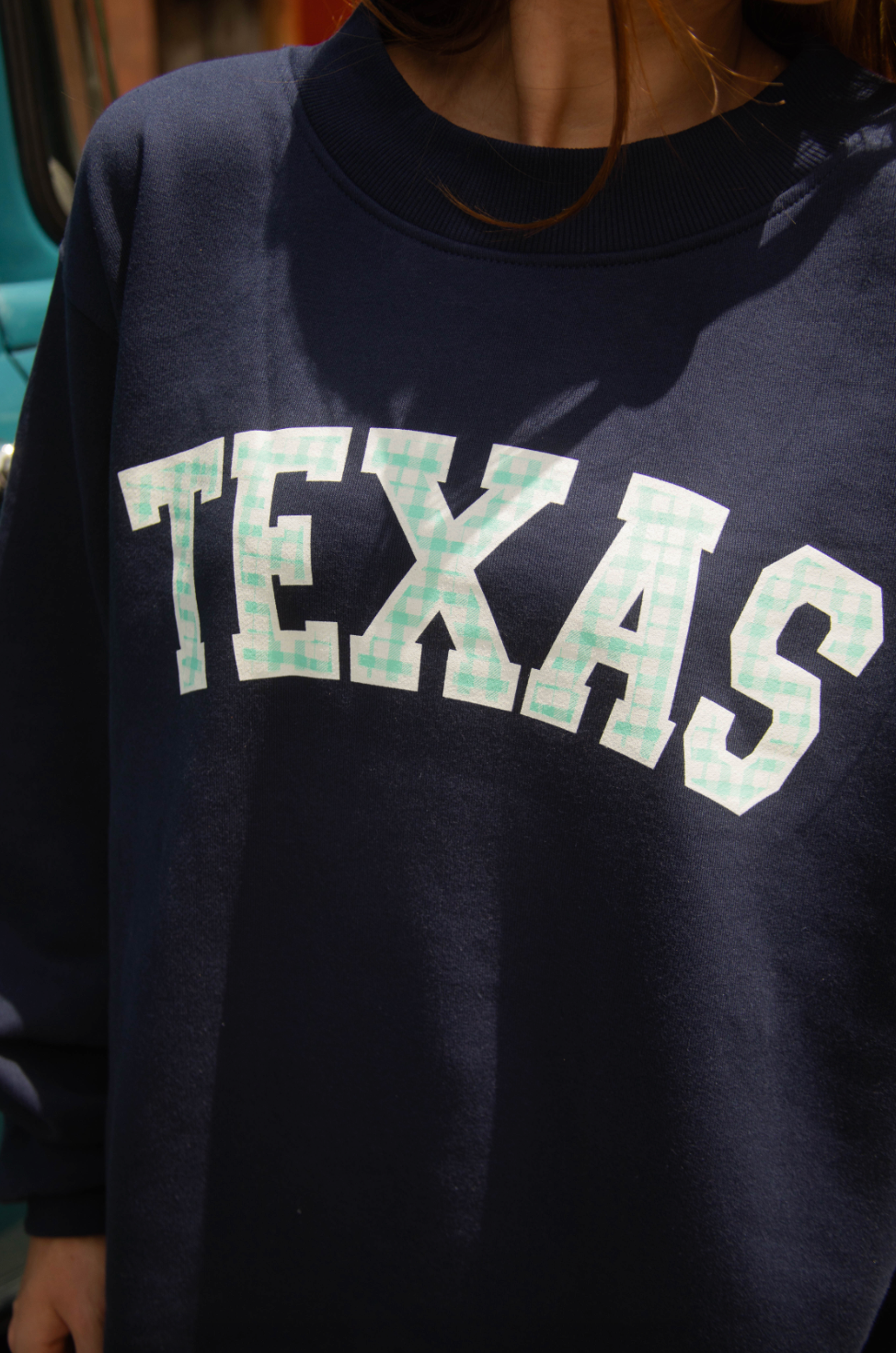 Texas Navy Mockneck