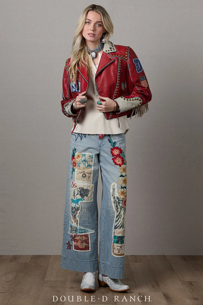 Double D Ranch Lady Liberty Biker Jacket