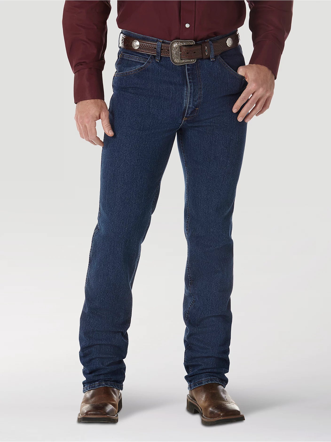 Wrangler 1036MACMS Premium Performance Advanced Comfort Cowboy Cut Slim Fit Jeans