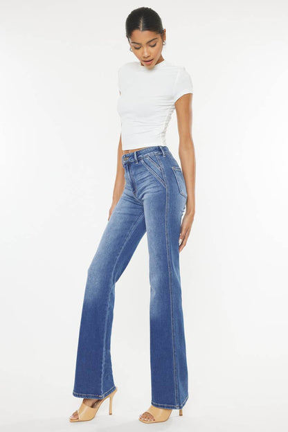 KanCan Celia Ultra High Rise Flare Jeans