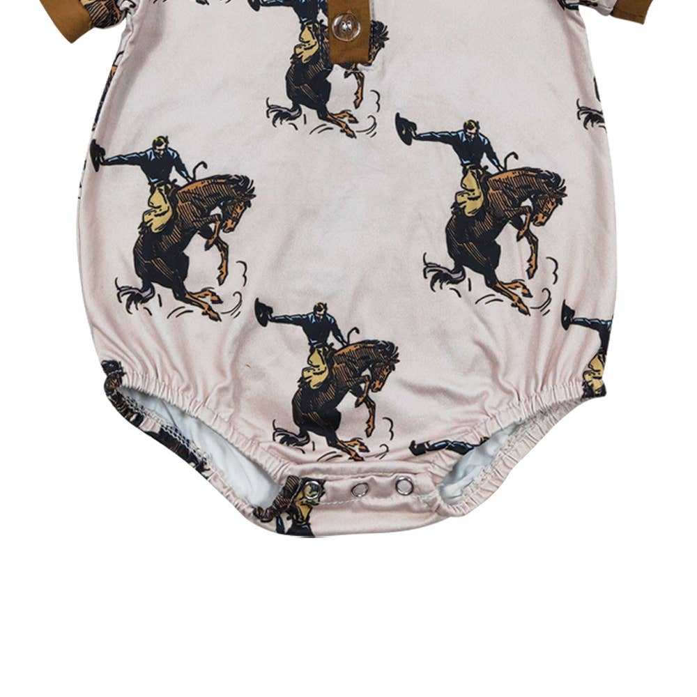 Boys Rodeo Baby Onesie