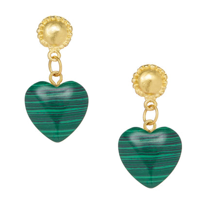 Susan Shaw Loren Heart Earrings