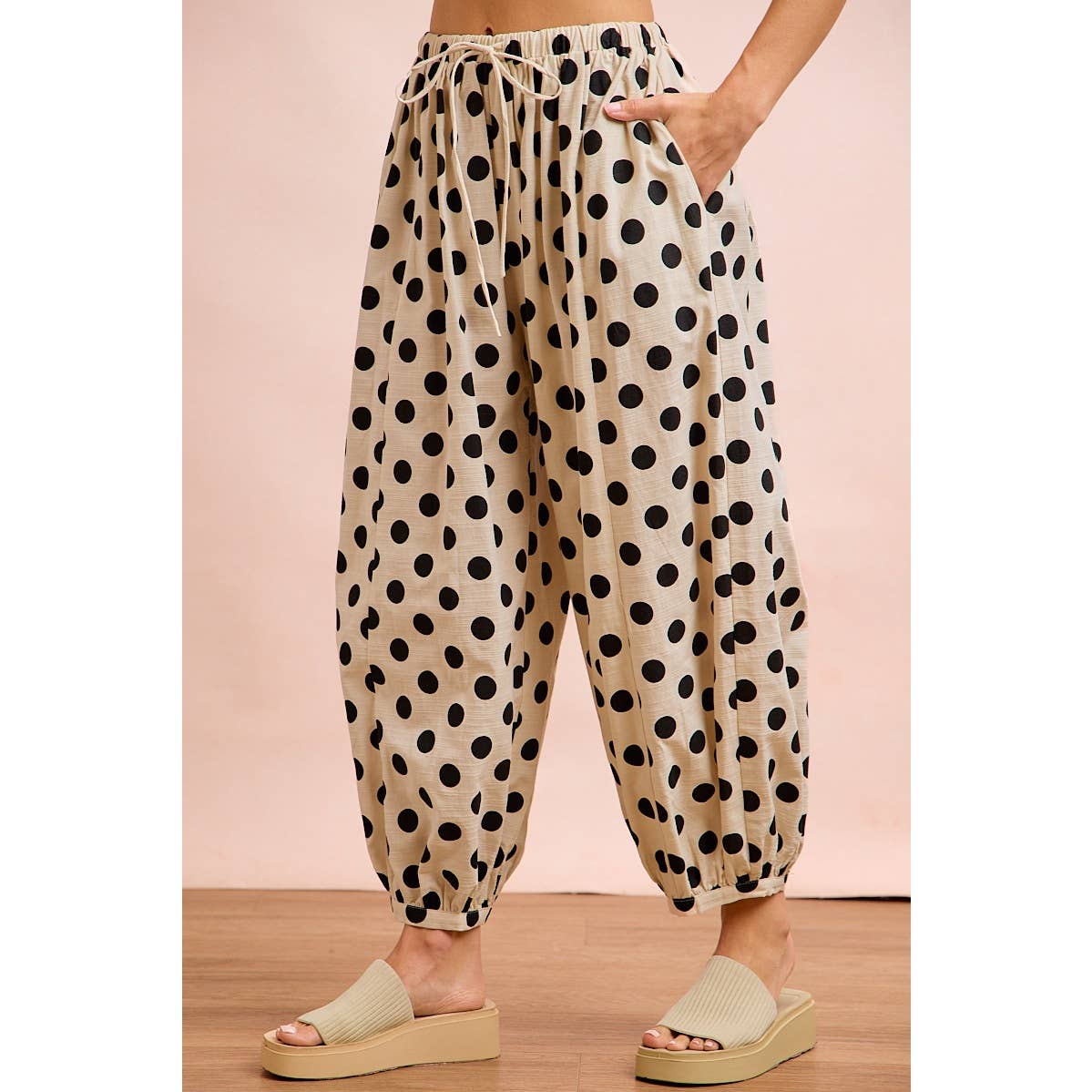 Polka Dot Balloon Pants
