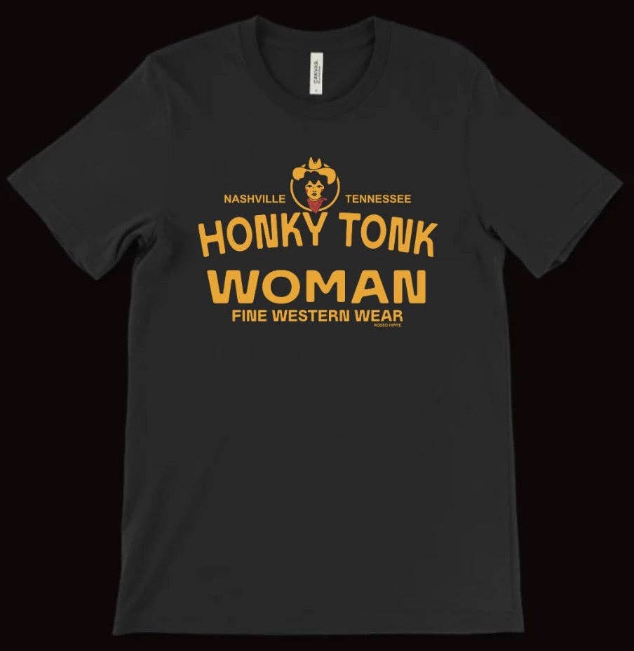 Black Honky Tonk Woman Tee