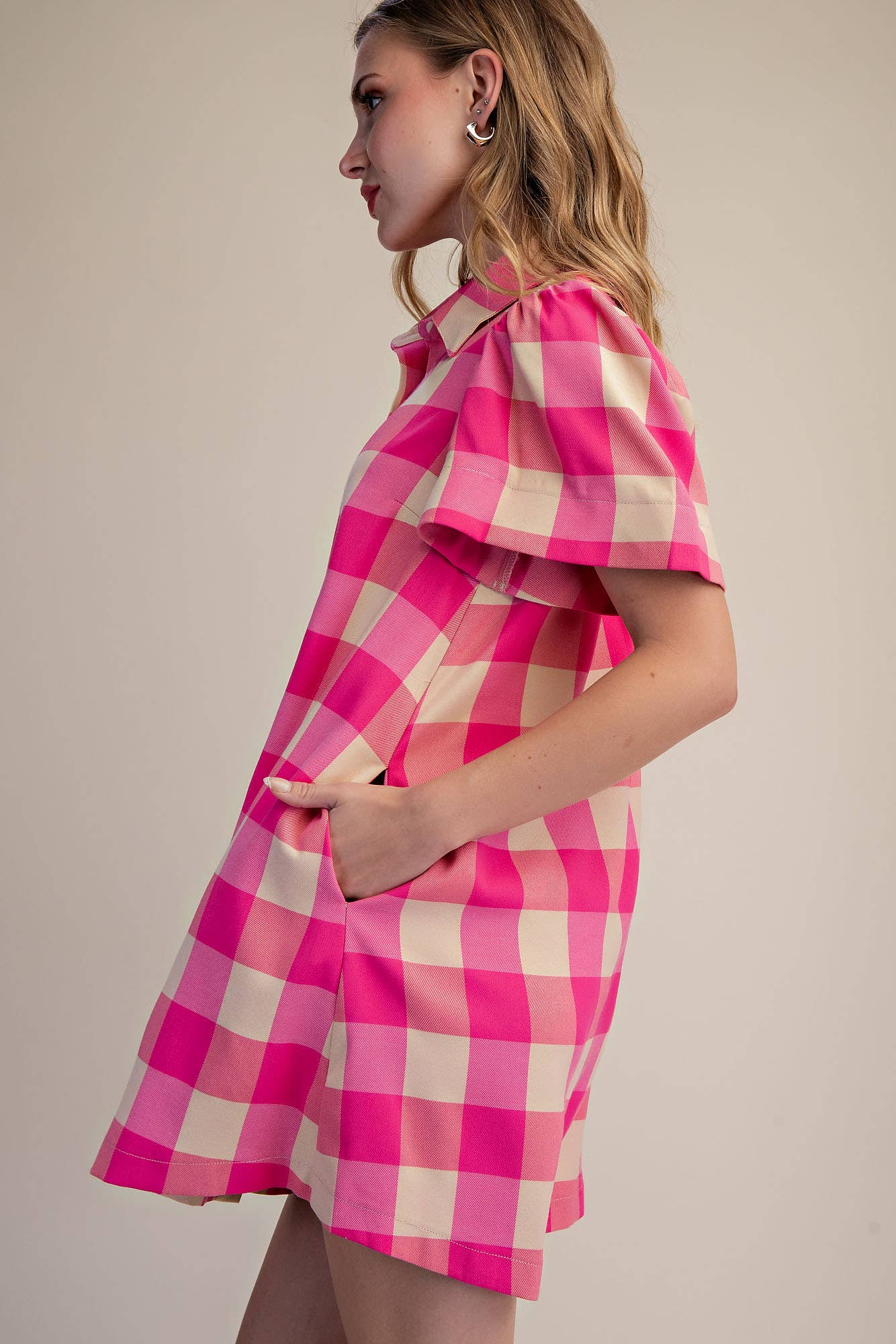 Checkered Mini Dress