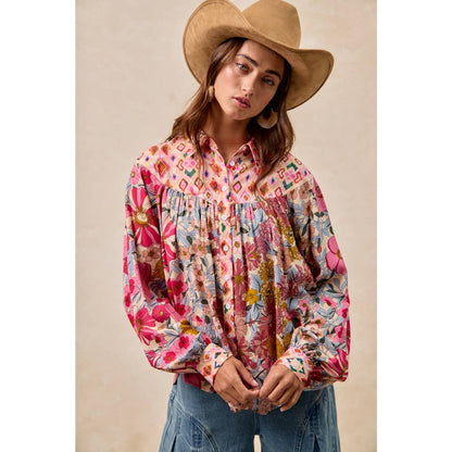 Floral Mix & Match Blouse
