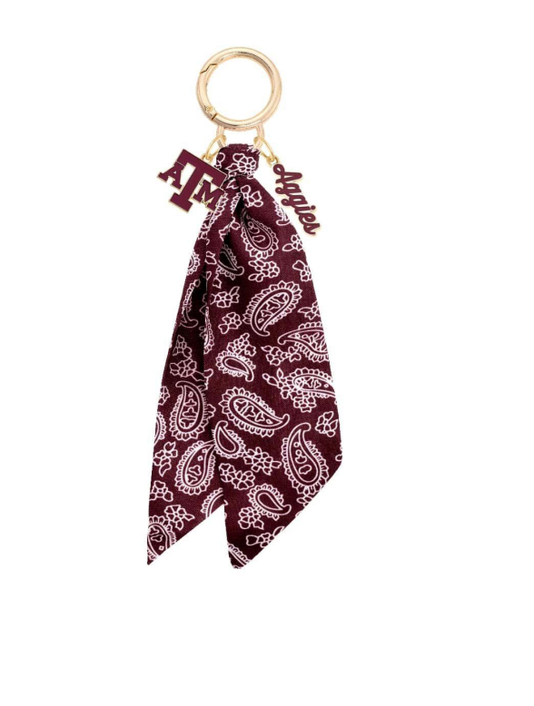 Canvas Style Texas A&M Aggies Logo Bandana Bag Charm